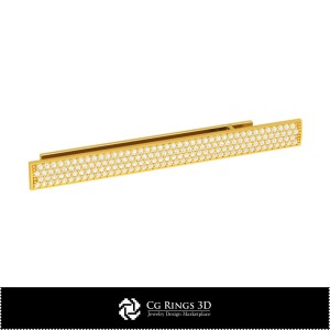 Bare de cravată CAD 3D pentru casă, Bijuterii CAD 3D, Alte accesorii CAD 3D, Bare de cravată CAD 3D, Bare clasice de cravată 3D