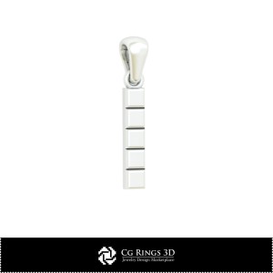 Pandantiv 3D CAD cu litera I Acasă, Bijuterii 3D CAD, Pandantive 3D CAD, Pandantive cu litere 3D 2