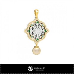 3D-Perlenanhänger für Zuhause, Schmuck-3D-CAD, Anhänger-3D-CAD, 3D-Diamantanhänger, 3D-Perlenanhänger 2