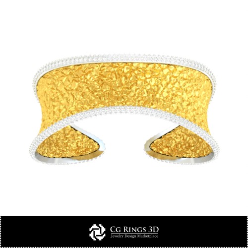 Pulsera Ice 3D CAD para el hogar, Joyería 3D CAD, Pulseras 3D CAD, Pulseras con diamantes 3D, Pulseras 3D, Pulsera tipo