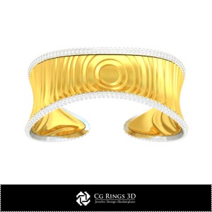 3D CAD Ice Bracelet Home, Jewelry 3D CAD, Bracelets 3D CAD , 3D Diamond Bracelets, 3D Bracelets, 3D Cuff Bracelet 2