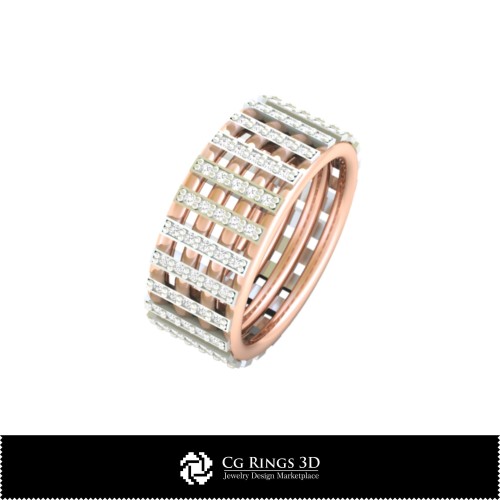Anillo 3D-Joyería 3D CAD Inicio, Joyería 3D CAD, Anillos 3D CAD, Alianzas de Boda 3D, Anillos de Diamantes 3D, Anillos Eternos