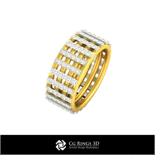 Anillo 3D-Joyería 3D CAD Inicio, Joyería 3D CAD, Anillos 3D CAD, Alianzas de Boda 3D, Anillos de Diamantes 3D, Anillos Eternos