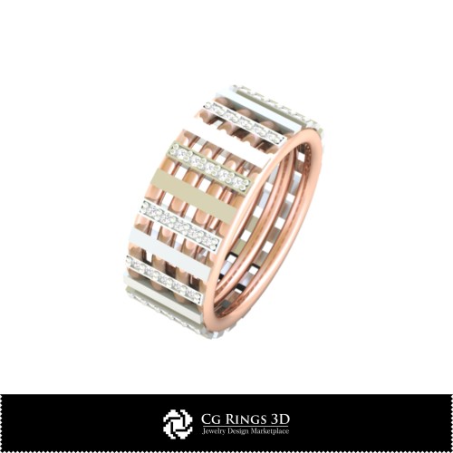 Schmuck-Ring 3D CAD Schmuck 3D CAD, Ringe 3D CAD, Eheringe 3D, Diamantringe 3D, Eternity-Ringe 3D