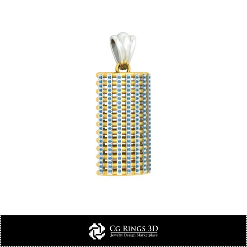 Joyería-Colgante CAD 3D Joyería CAD 3D, Colgantes CAD 3D, Colgantes de Diamante 3D