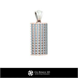 Schmuck-Anhänger 3D-CAD Schmuck 3D-CAD, Anhänger 3D-CAD, 3D-Diamant-Anhänger 2
