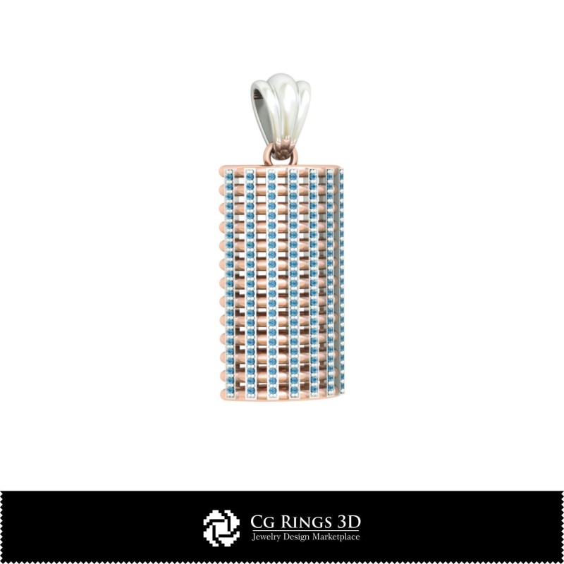 Schmuck-Anhänger 3D-CAD Schmuck 3D-CAD, Anhänger 3D-CAD, 3D-Diamant-Anhänger