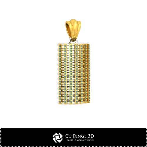 Joyería-Colgante CAD 3D Joyería CAD 3D, Colgantes CAD 3D, Colgantes de Diamante 3D