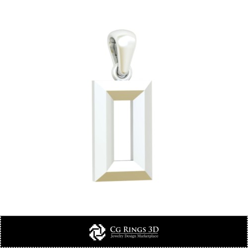 3D-CAD-Anhänger mit Buchstabe O Zuhause, Schmuck 3D-CAD, Anhänger 3D-CAD, 3D-Buchstabenanhänger
