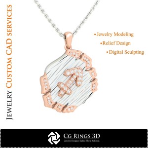 Pendentif Signe du Sagittaire - CAO 3D Maison, CAO 3D Bijoux, CAO 3D Pendentifs, CAO 3D Bijoux Vintage, Pendentifs Zodiaque 3D, 2
