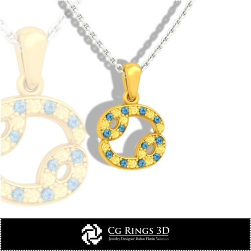 Collezione di Ciondoli Bambini Zodiacali 3D CAD Home, Gioielli 3D CAD, Ciondoli 3D CAD, Collezioni di Gioielli 3D CAD, Letter P