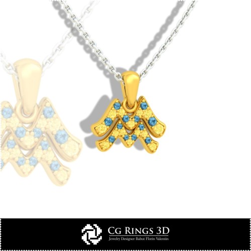 Sammlung von Anhängern für Sternzeichen-Kinder 3D-CAD Home, Schmuck 3D-CAD, Anhänger 3D-CAD, Schmuckkollektionen 3D-CAD,