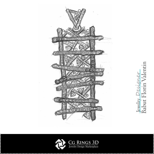Bozzetto Pendente-Design Gioielli-Bozzetti Gioielli