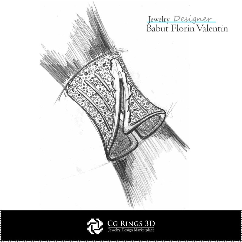 Bracelet Croquis - Concept Bijoux Croquis de Bijoux