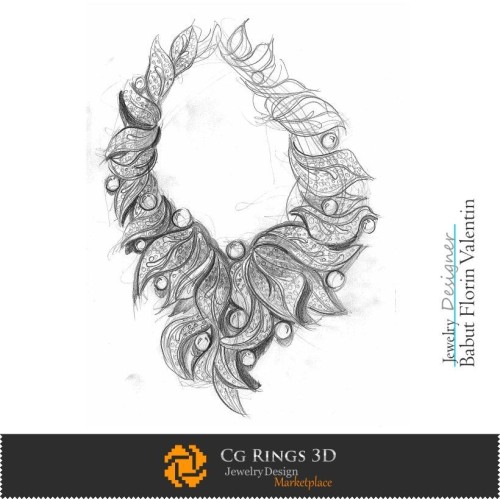 Schizzo di Collana-Design di Gioielli Schizzi di Gioielli