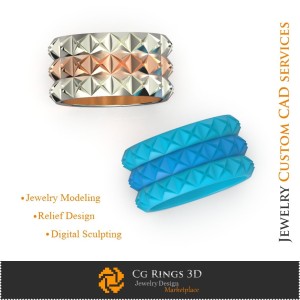 Anillo de boda - CAD 3D Joyería CAD 3D, Anillos CAD 3D, Alianzas CAD 3D, Anillos de eternidad CAD 3D, Anillos de hombre CAD 3D, 2