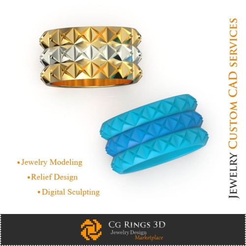 Fede nuziale - CAD 3D Gioielli CAD 3D, Anelli CAD 3D, Fedi nuziali CAD 3D, Anelli eternity CAD 3D, Anelli da uomo CAD 3D,