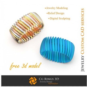 Anello di moda - Modello 3D gratuito Gioielleria 3D CAD, Gioielli 3D gratuiti, Anelli 3D CAD, Fedine eternity 3D, Anelli di