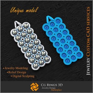Pandantiv unic 3D pentru casă, bijuterii CAD 3D, bijuterii unice 3D, pandantive CAD 3D, pandantive cu perlă 3D 2