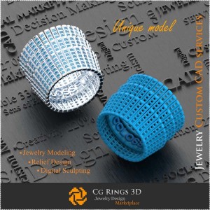 Unique Ring COLOSSEUM - 3D CAD Jewelry 3D CAD, 3D Unique Jewelry, Rings 3D CAD , Diamond Rings 3D, Eternity Bands 3D, Fashion R 2