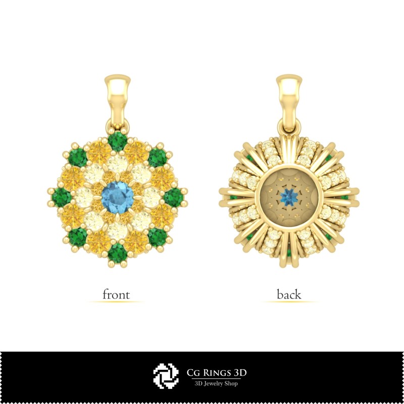 Pendant 3D-Jewelry 3D CAD Home, Jewelry 3D CAD, Pendants 3D CAD , 3D Diamond Pendants