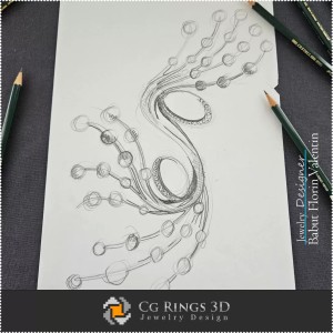 Brooch Sketch-Jewelry Design 2