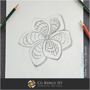 Brooch Sketch-Jewelry Design 2