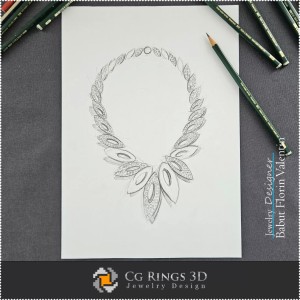 Schita Colier-Design de Bijuterii 2
