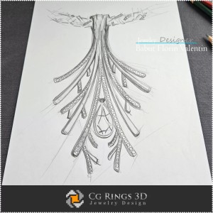 Schizzo Ciondolo-Design Gioielli 2