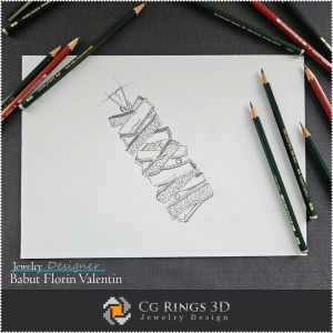 Boceto de colgante - Diseño de joyas 2