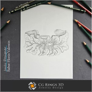 Armreif-Skizze – Schmuckdesign 2
