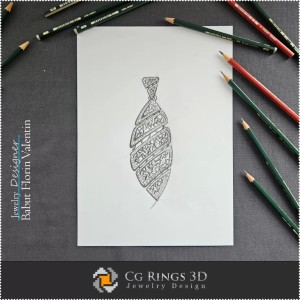 Pendant Sketch-Jewelry Design 2