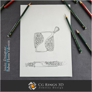 Ensemble de Croquis de Bijoux 2