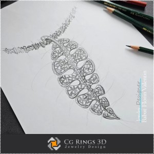 Schizzo Pendente-Design Gioielli
