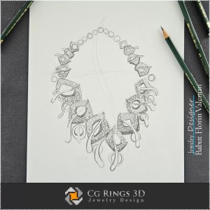 Boceto de Collar - Diseño de Joyas 2