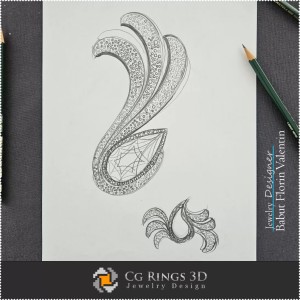 Pendant Sketch-Jewelry Design 2