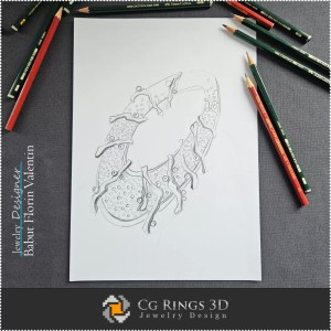Boceto de colgante de lujo 2