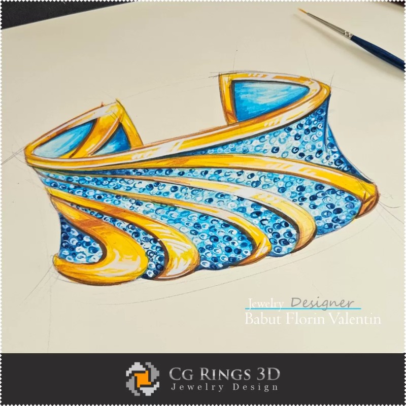 Skizzenarmband - Schmuckdesign