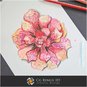 Croquis Pendentif - Joaillerie Design
