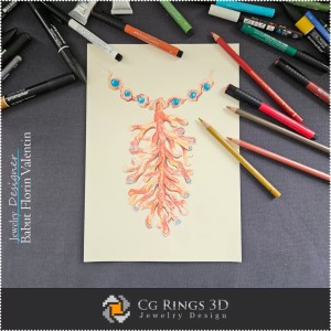 Schita Pandativ Coral - Design Bijuterii 2