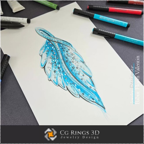 Boceto de Colgante-Diseño de Joyas