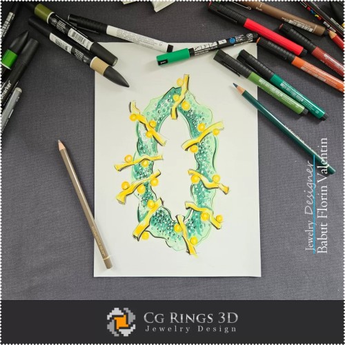 Pendant Sketch-Jewelry Design