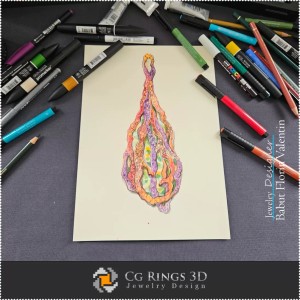Croquis Pendentif - Joaillerie Design 2