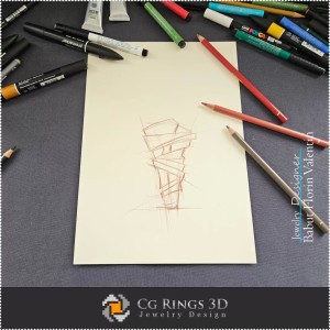 Ring Sketch-Jewelry Design 2