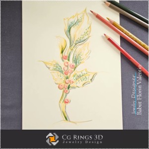 Sketch Brooch - Jewelry Design 2