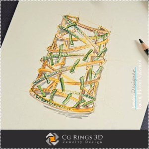 Sketch Bracelet - Jewelry Design 2