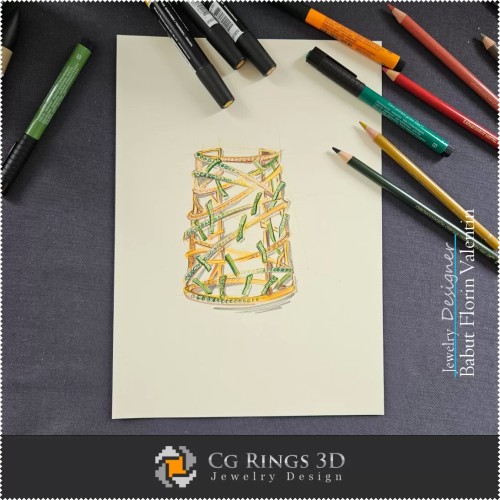Bracelet Croquis - Design Joaillerie