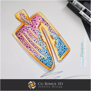 Croquis Pendentif - Joaillerie Design