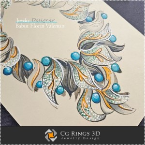 Schizzo di Collana - Design di Gioielli