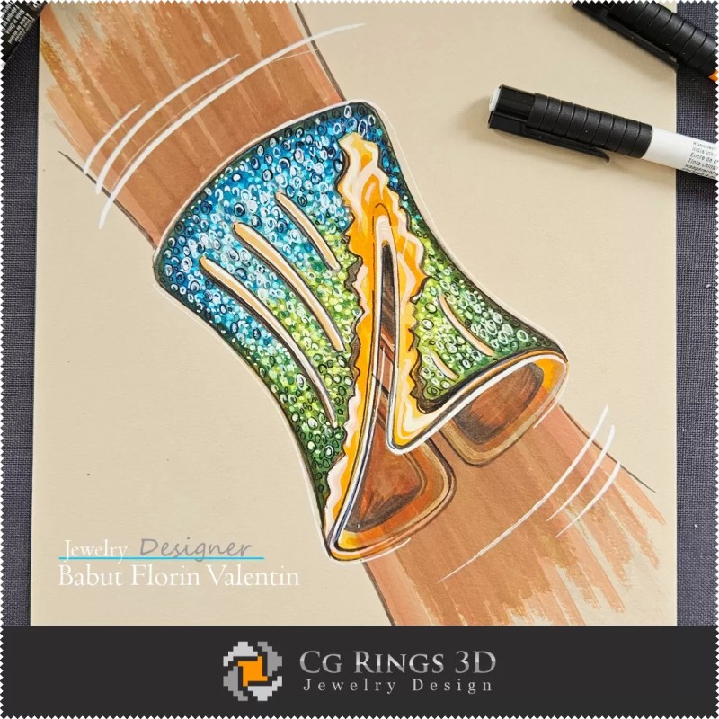 Skizzenarmband - Schmuckdesign
